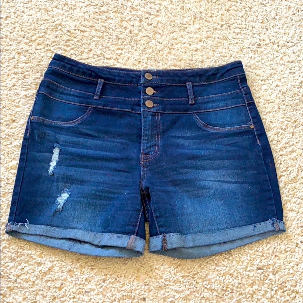 High waisted shorts